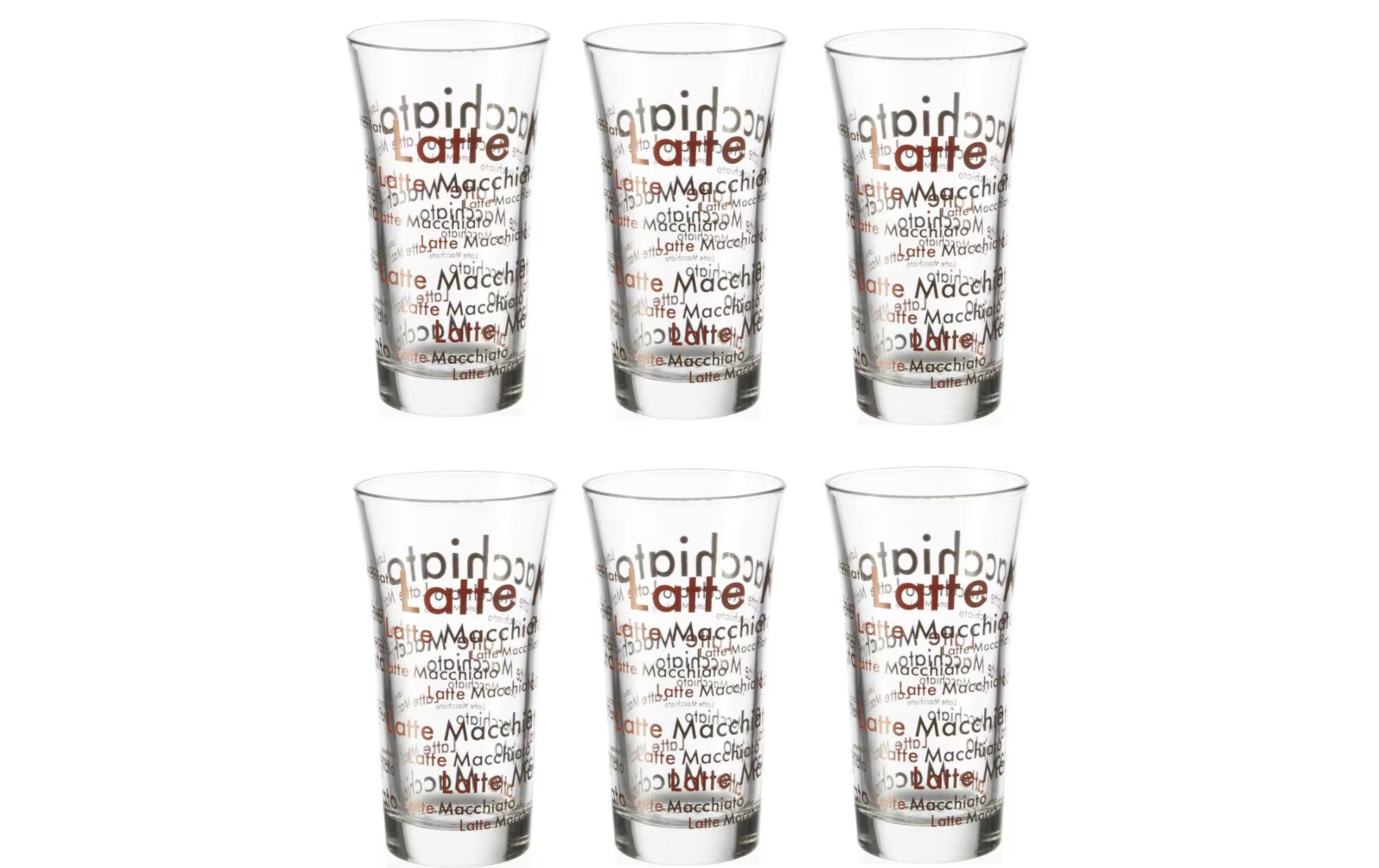 Montana Latte Macchiatotasse 6er Set Enjoy