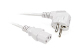 Netzkabel International Schuko 90° - C13