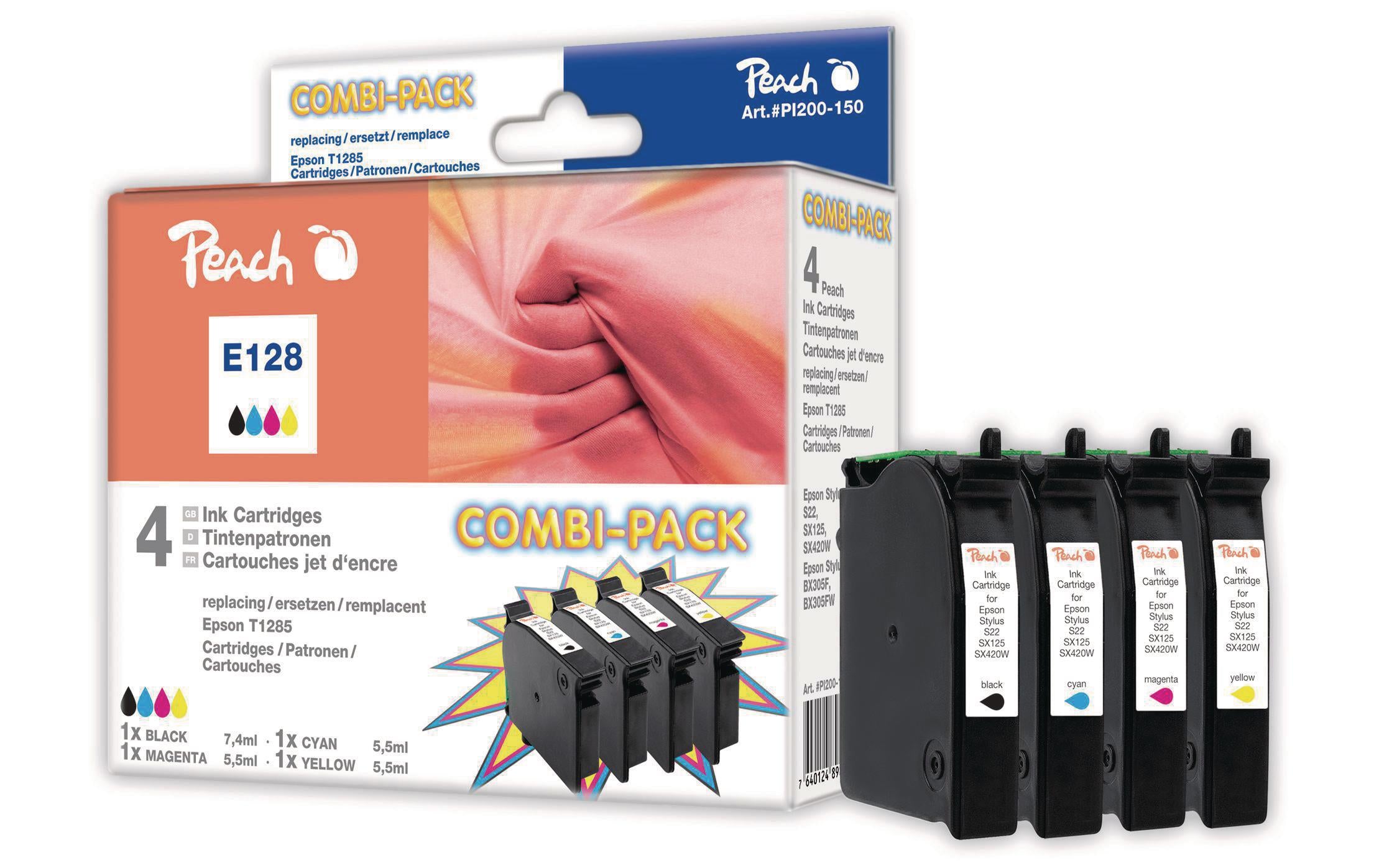 Peach Tinte Epson T1285 Multi Pack