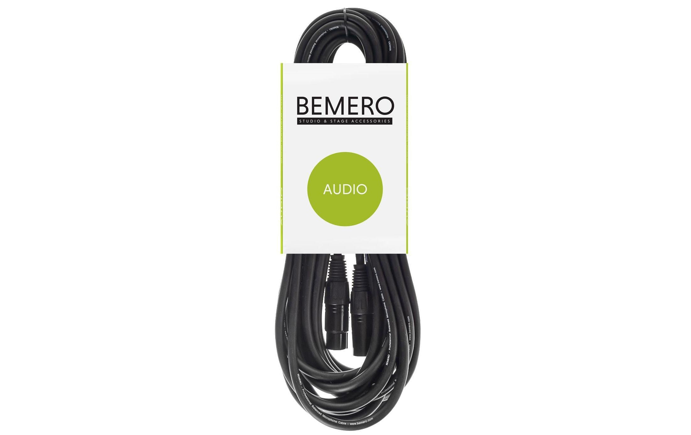 Bemero BAC4041-1000BK XLRf - XLRm Kabel 10m