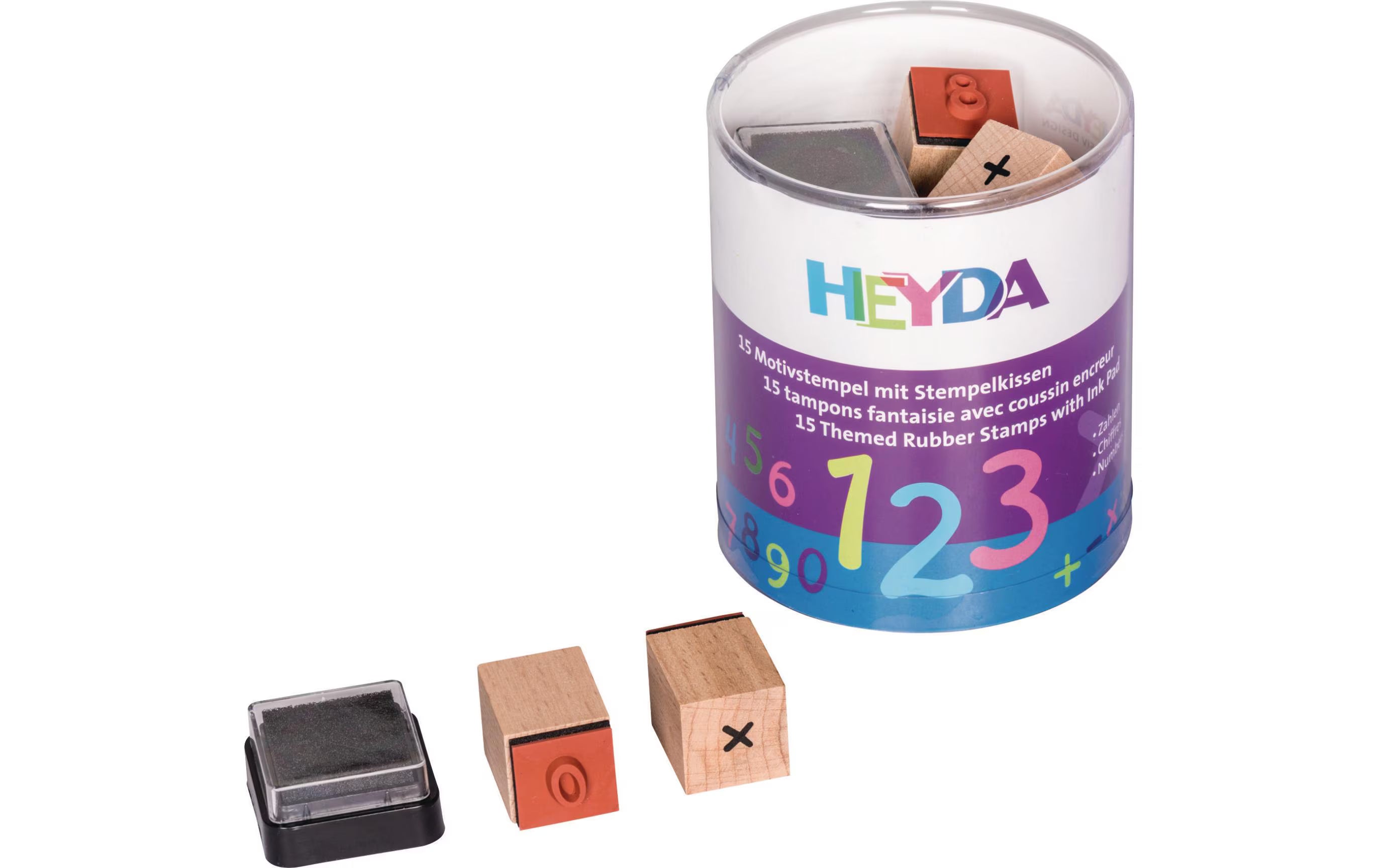 Heyda Stempeldose Zahlen