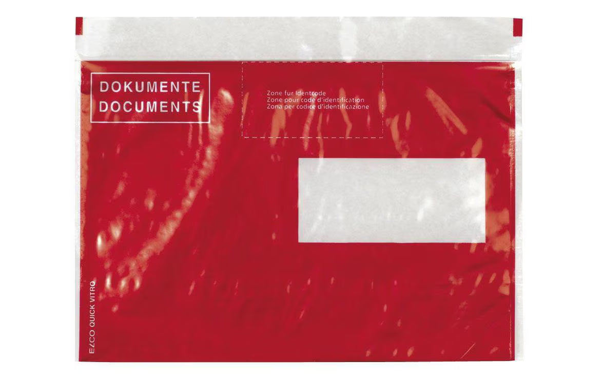 Elco Quick Vitro Dokumententaschen rot,