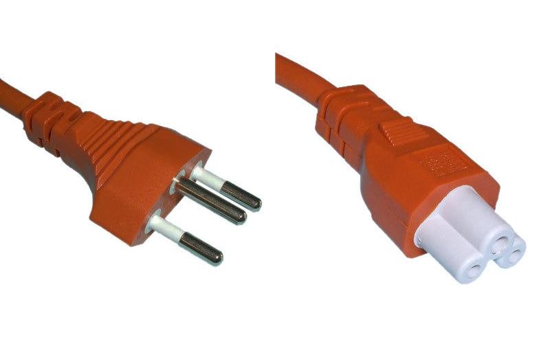 Netzkabel 250V / 2.5A, 2m, 3 polig