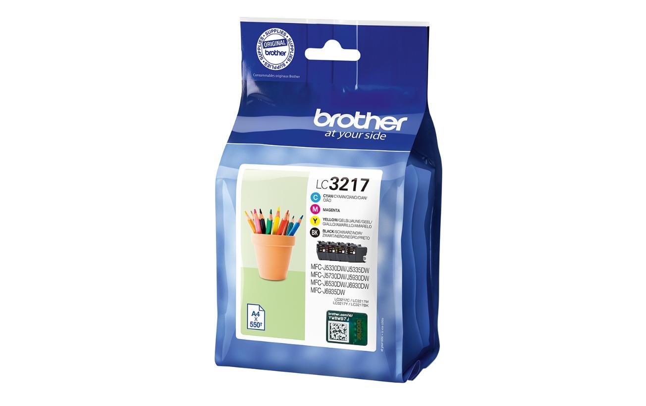 Tinte Brother LC3217VAL , 4-farbig