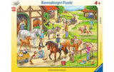 Puzzle Auf dem Pferdehof