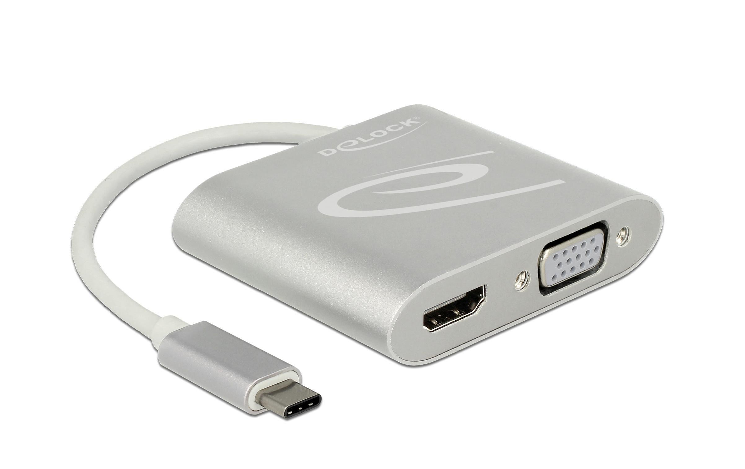 Monitor Splitter USB Typ-Czu DP/HDMI/VGA