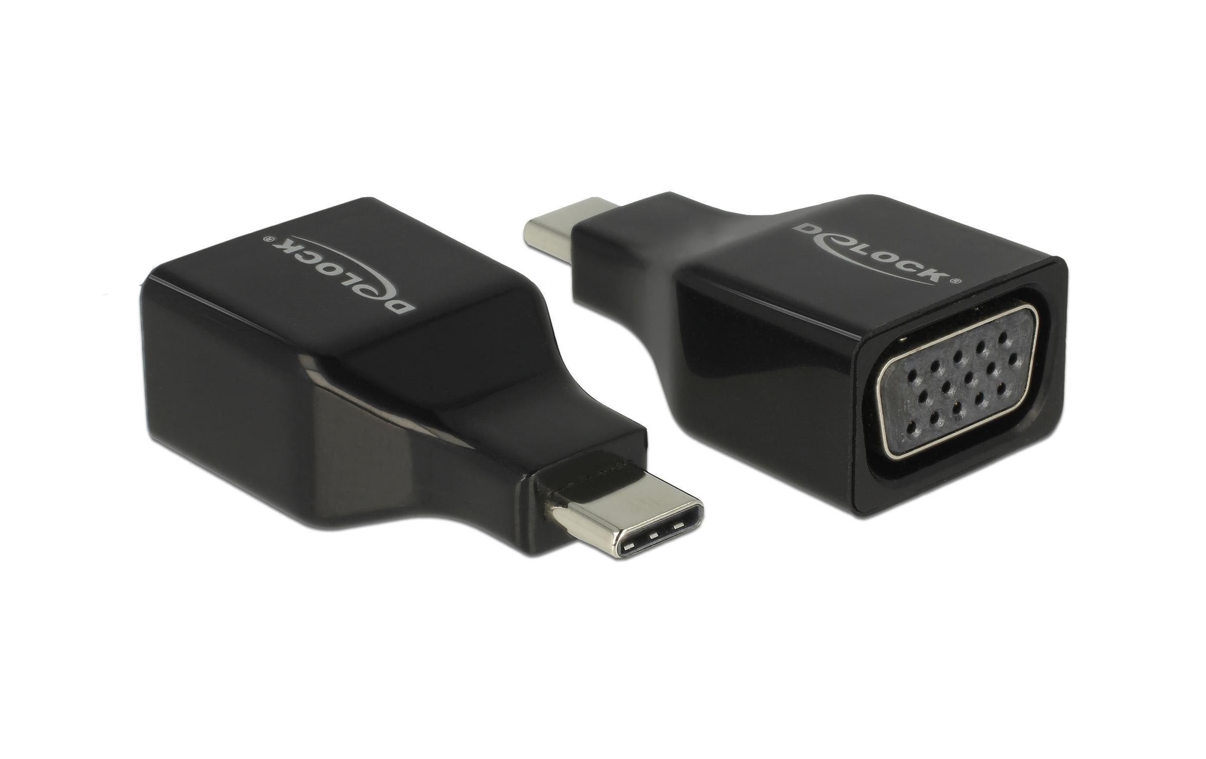 Monitoradapter USB Typ-C zu VGA, kompakt