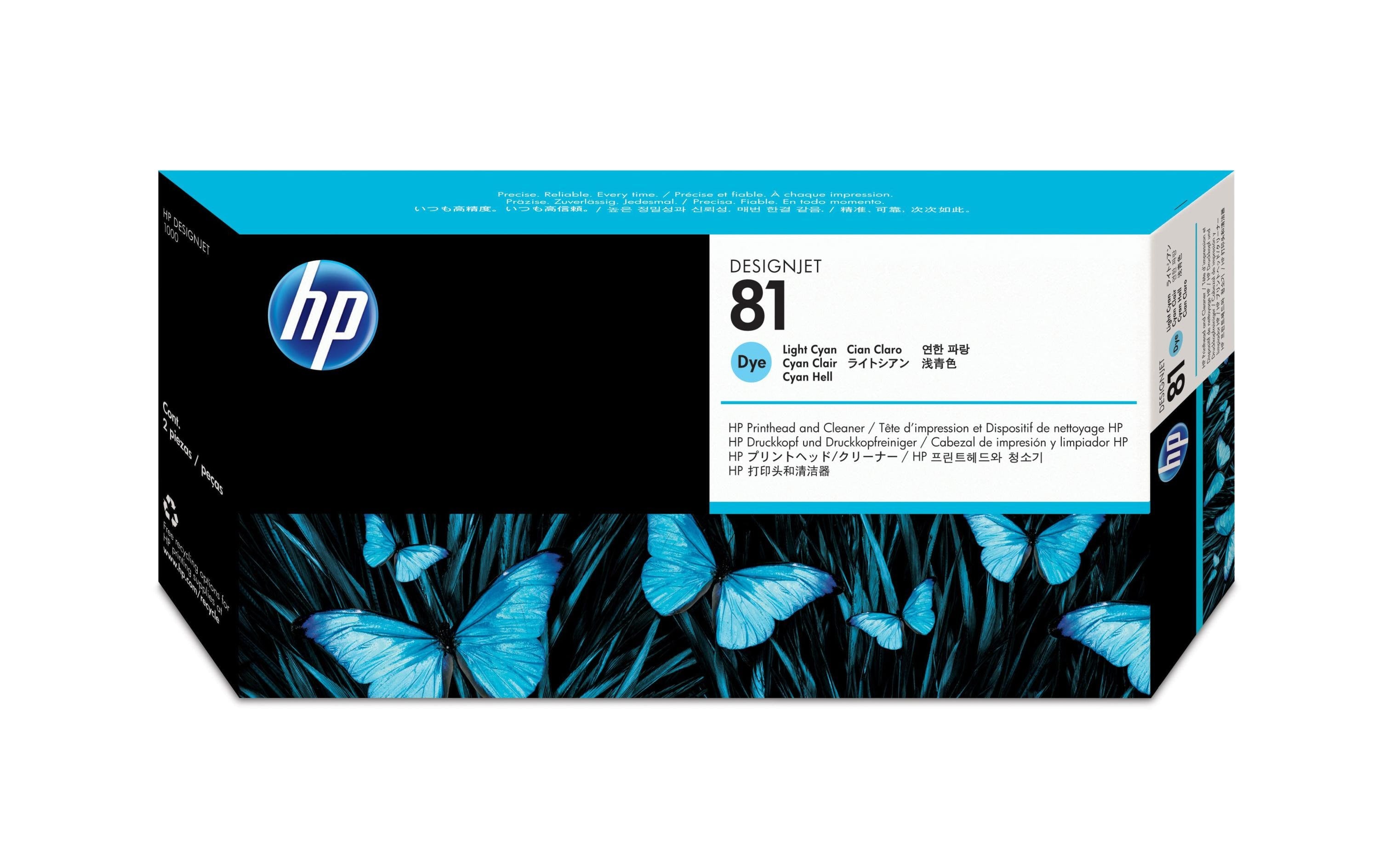 HP Druckkopf C4954A Nr.81, light cyan, 13ml