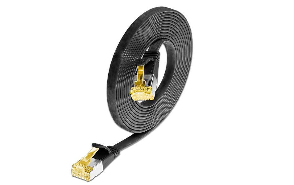 SLIM, Slimpatchkabel Cat 6A, U/FTP, 1 m, S