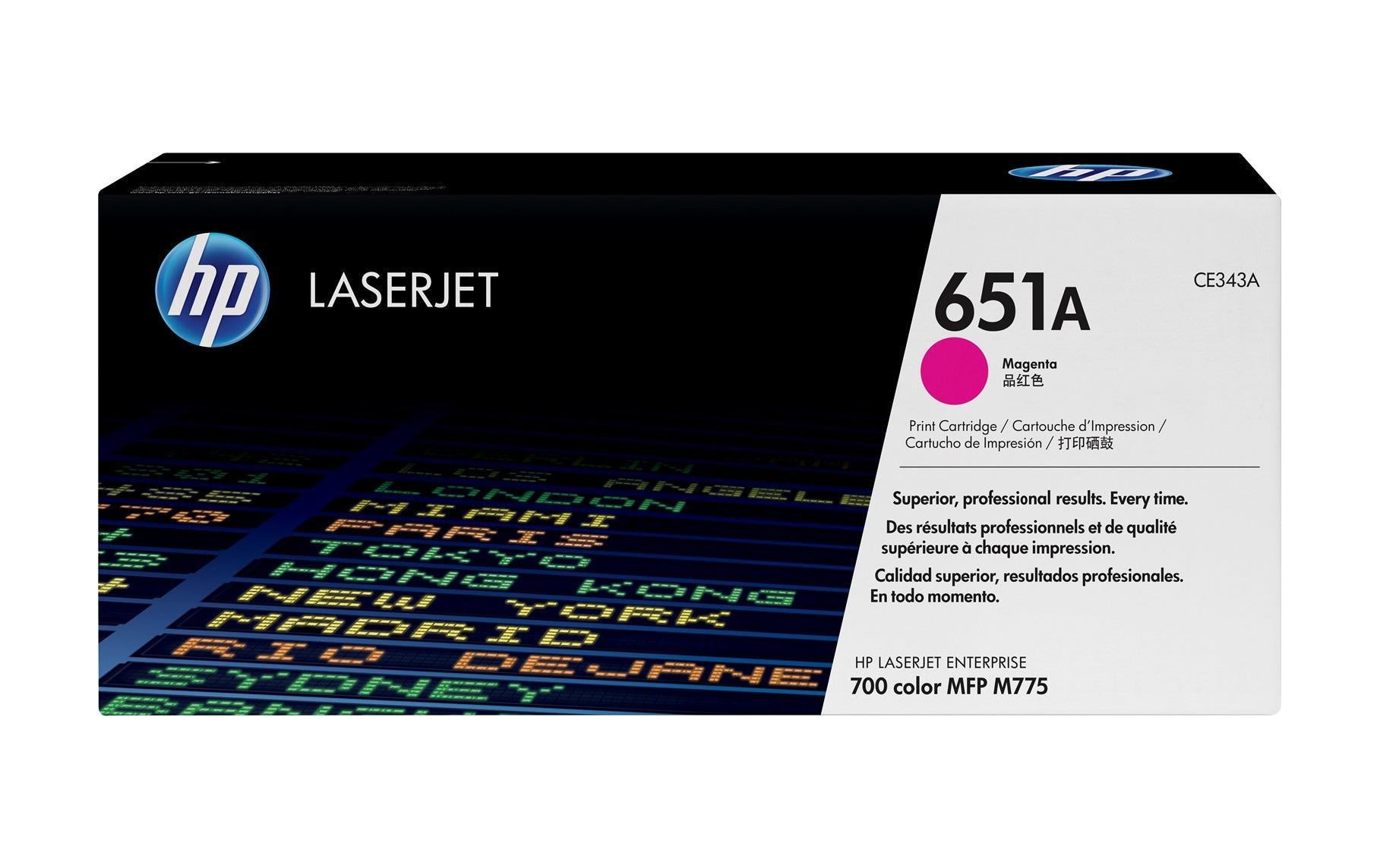HP, Toner Nr. 651A (CE343A) Magenta
