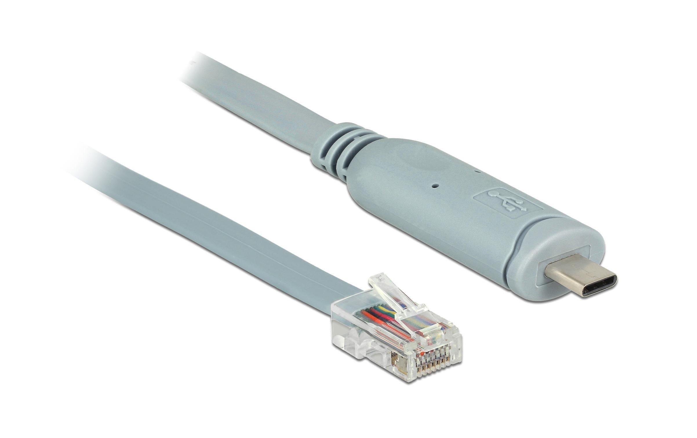 Delock USB-C zu RJ-45 Konsolenkabel, 1m