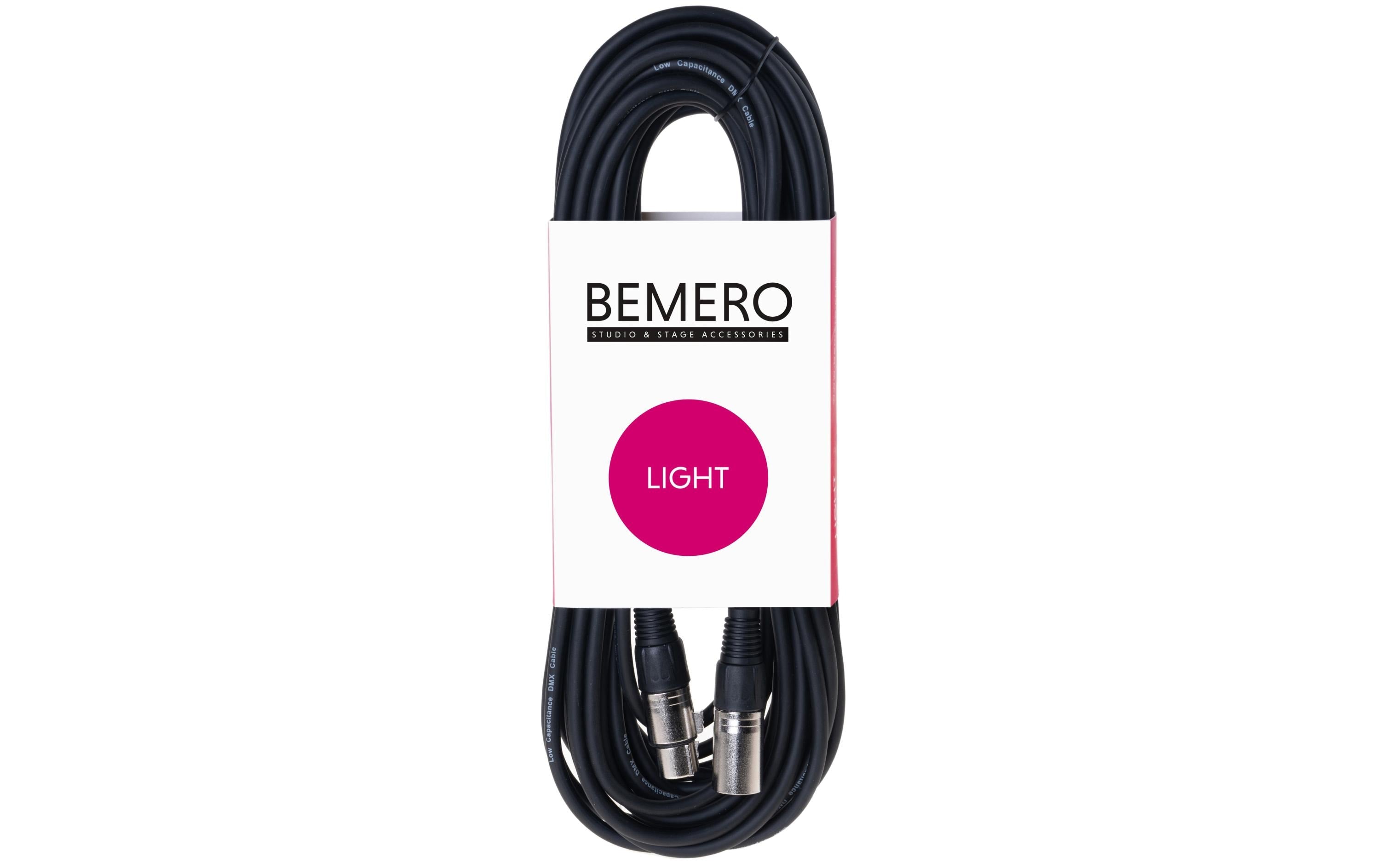 Bemero BLC1011-2000BK DMX-Kabel 3-Pol 20m