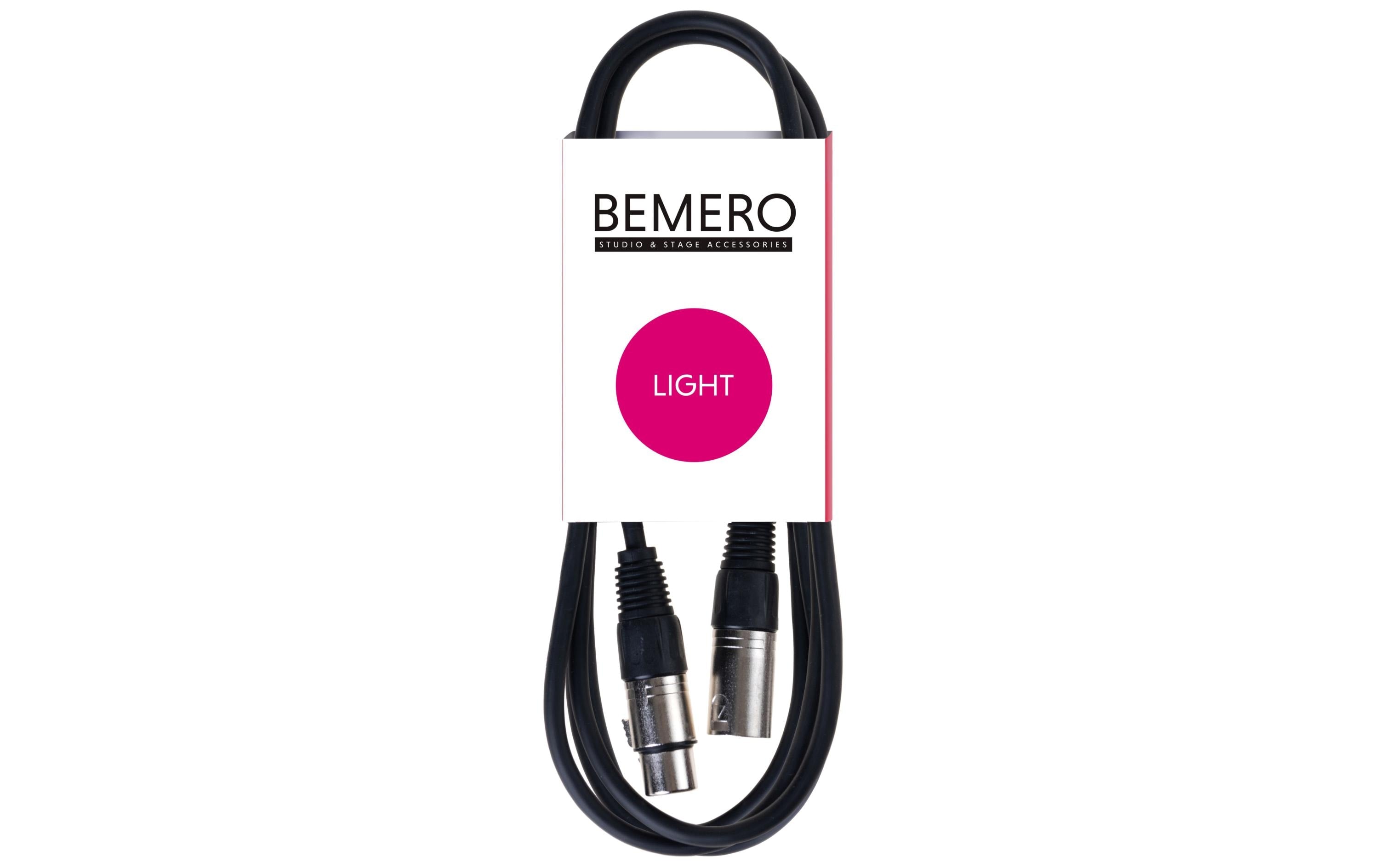 Bemero BLC1011-300BK DMX-Kabel 3-Pol 3m