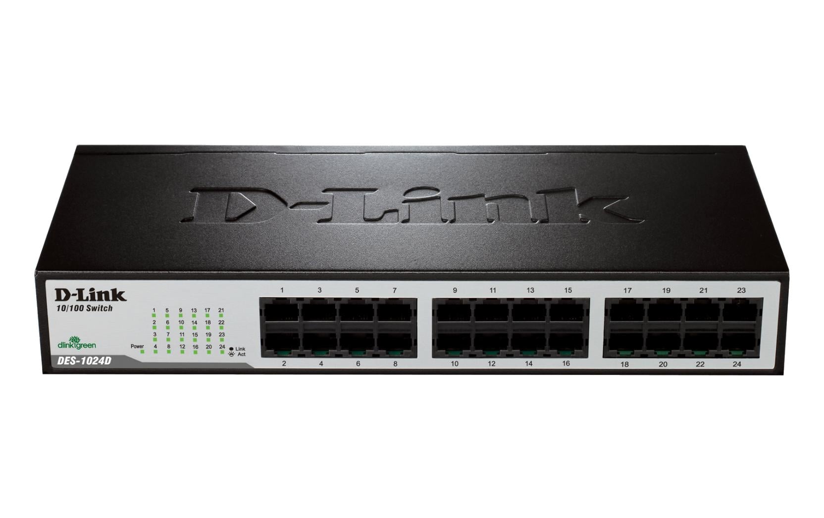 D-Link DES-1024D: 24Port Switch, 100Mbps