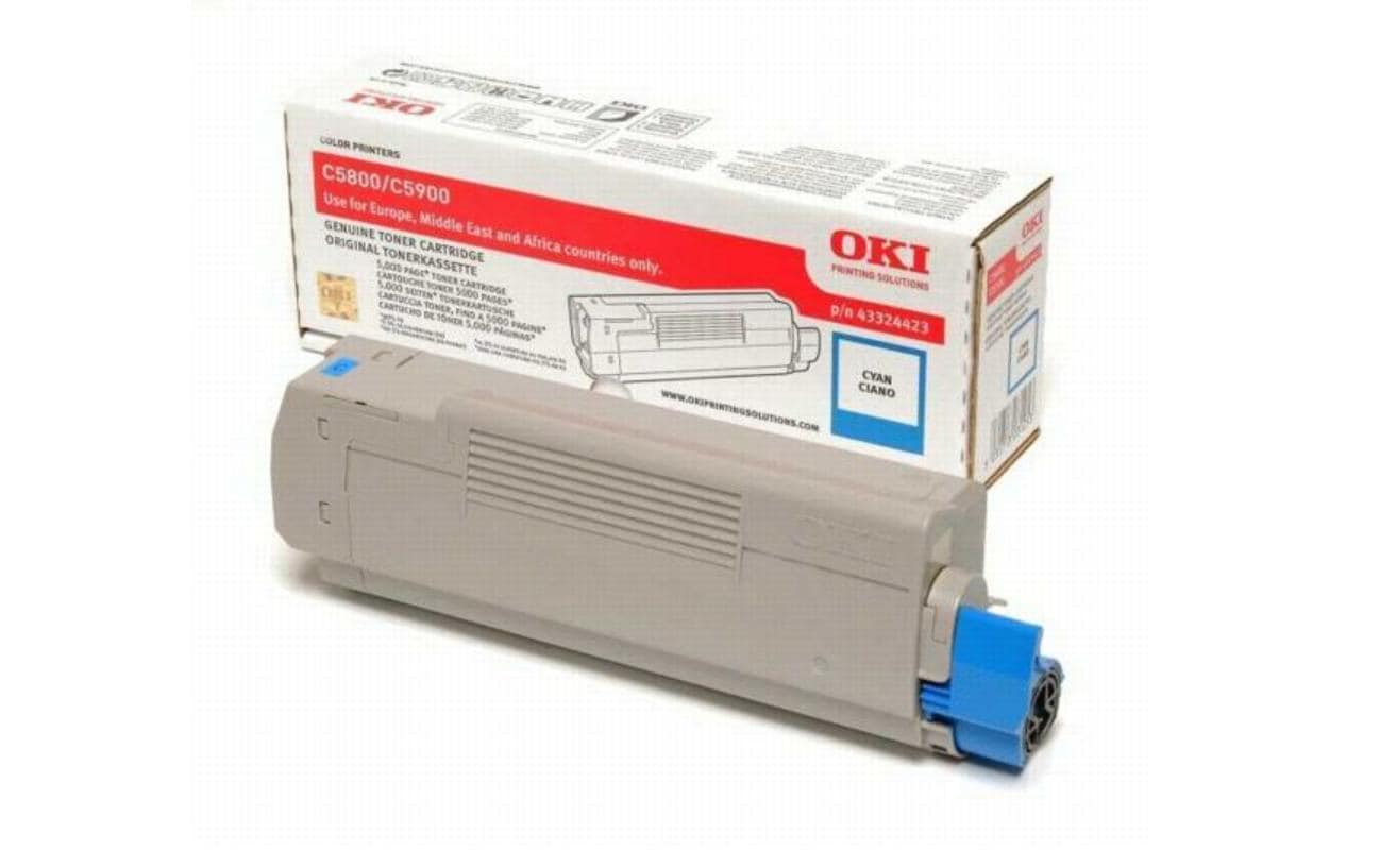 Toner cyan zu OKI 5800/5900