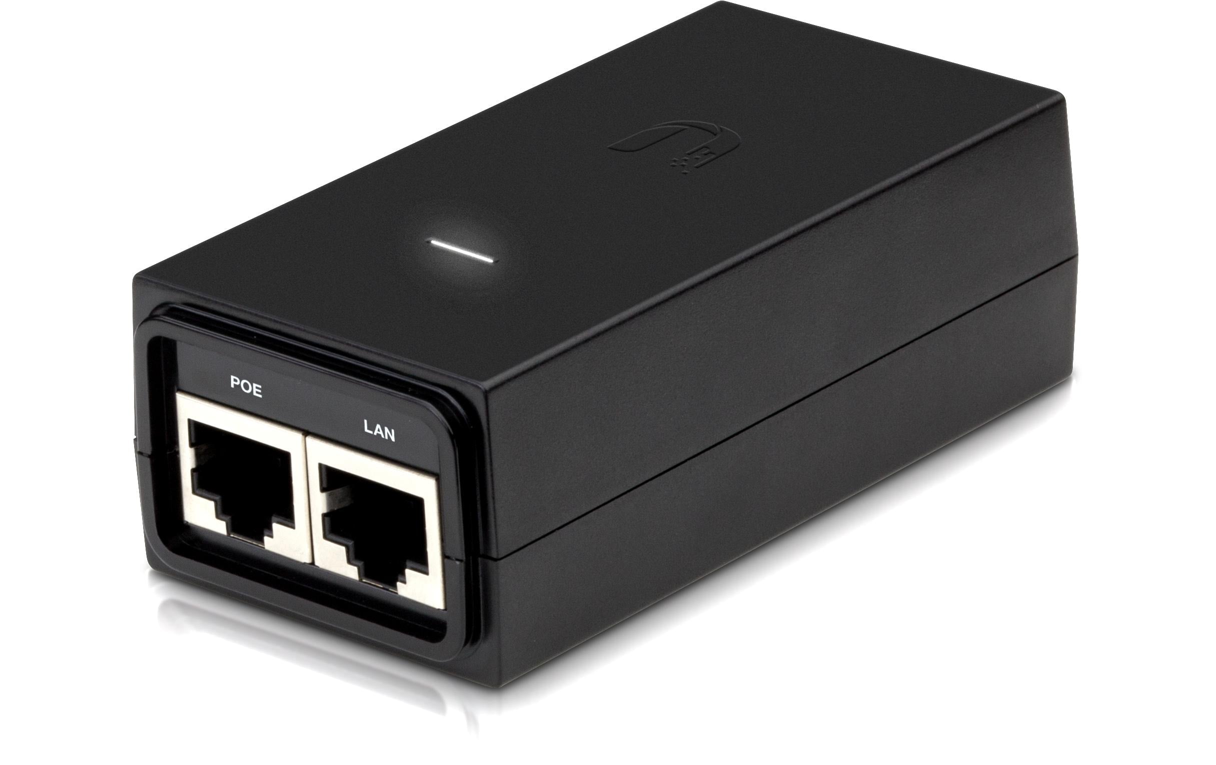 Ubiquiti Passive GE PoE Injector: 24V, 12W