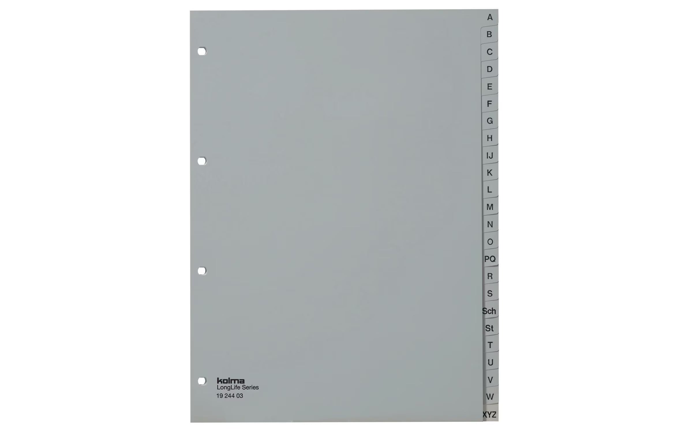 Kolma Register A4 LongLife A-Z