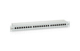 equip 19 Patchpanel: 24 Port, 1HE, grau