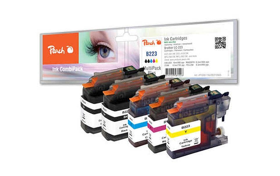 Peach Tinte Brother LC-223 Multipack Plus