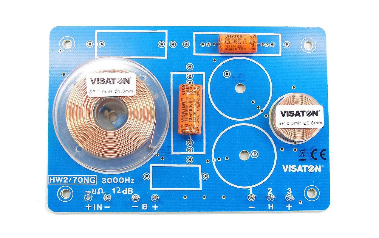 Visaton Frequenzweiche HW 2/70 NG, 8 Ohm