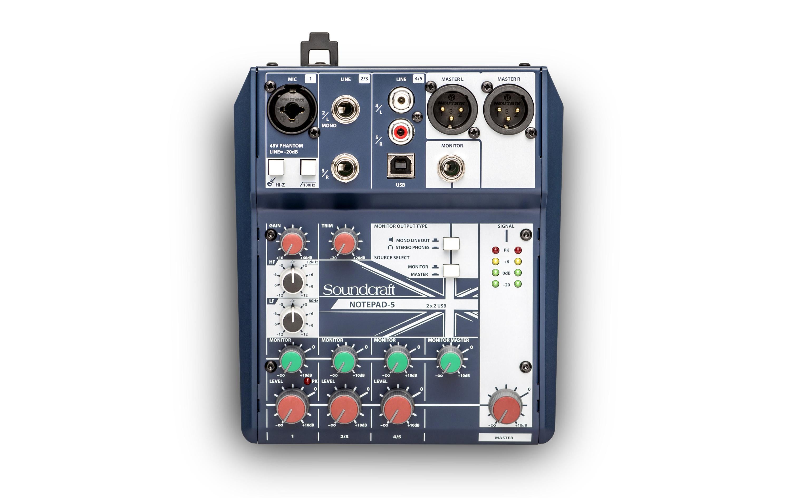 Soundcraft Notepad-5