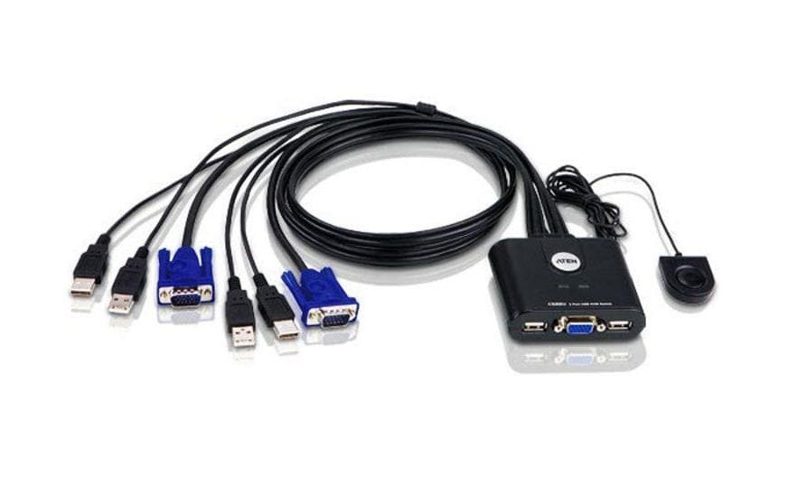 Aten CS22U: USB VGA KVM Switch, 2Port