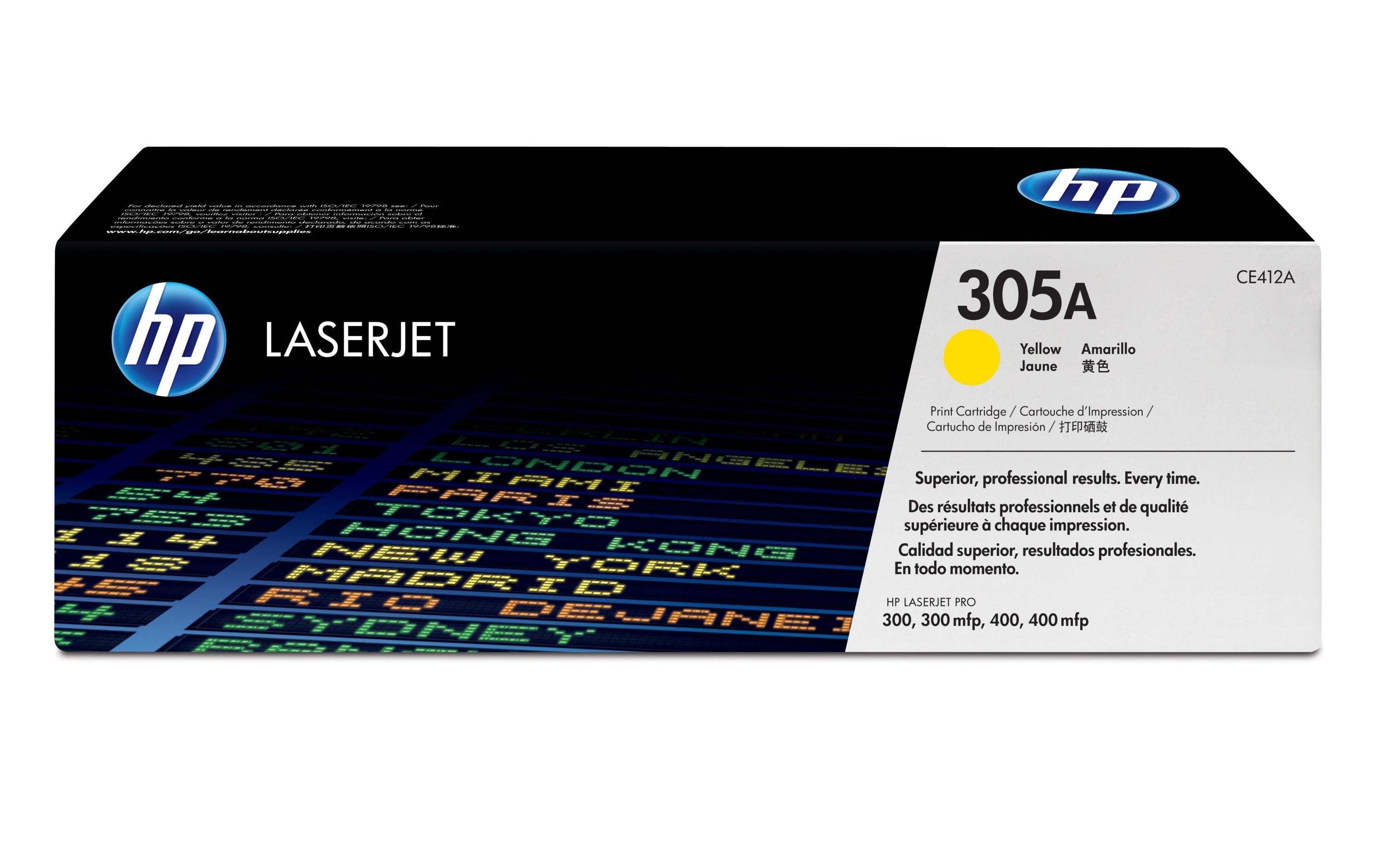 HP, Toner Nr. 305A (CE412A) Yellow