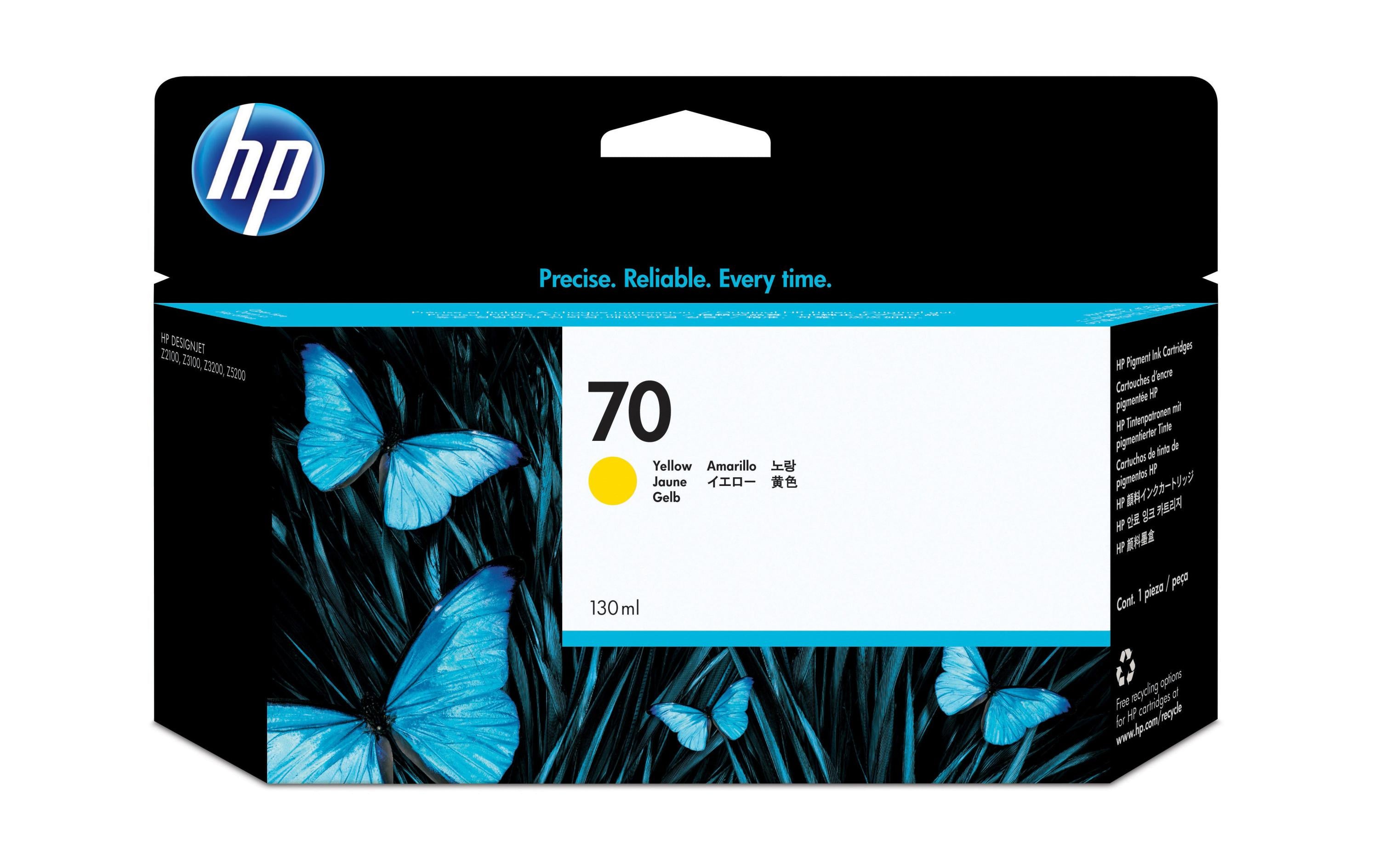 HP, Tinte Nr. 70 (C9454A) Yellow
