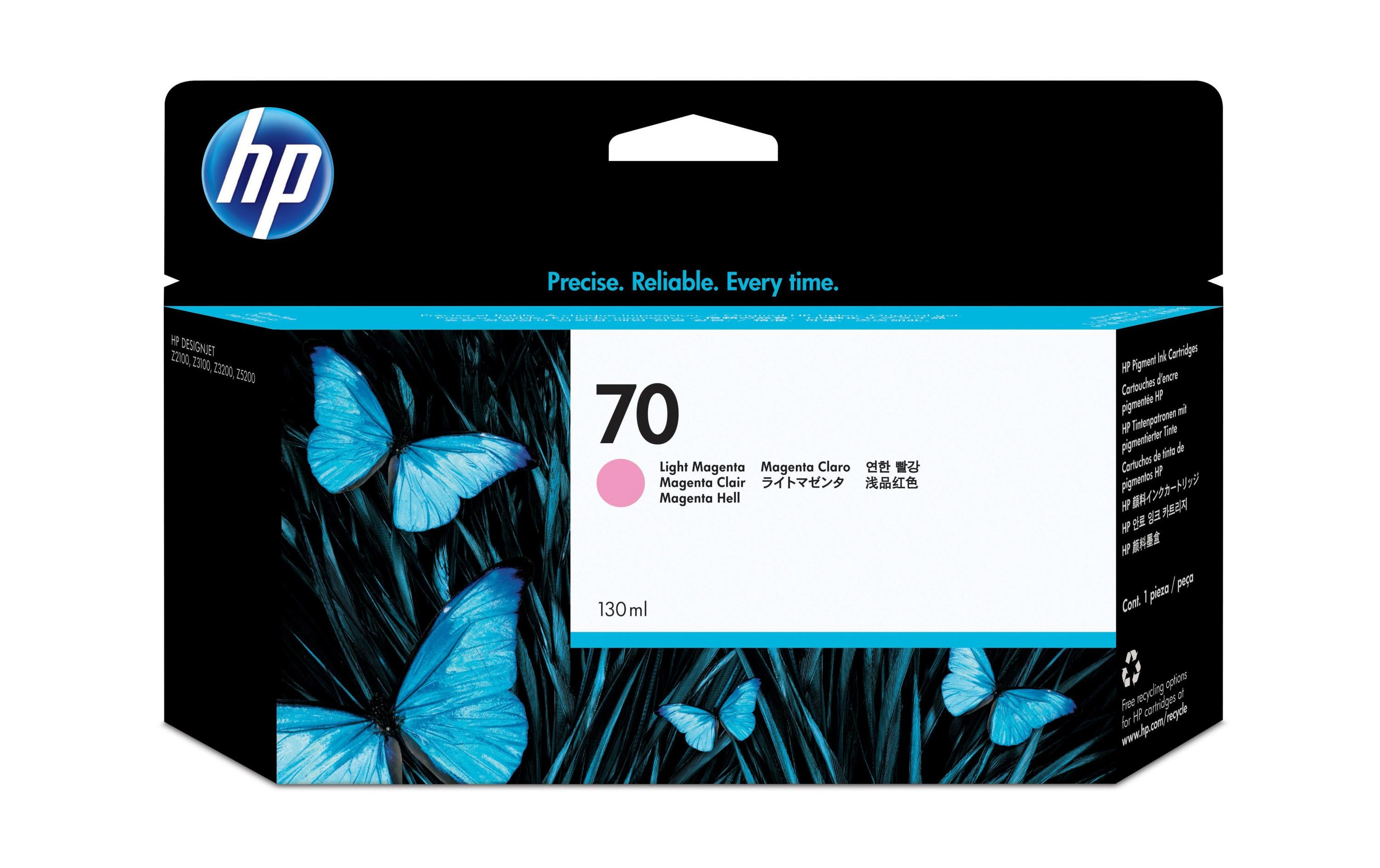 HP, Tinte Nr. 70 (C9455A) Light Magenta