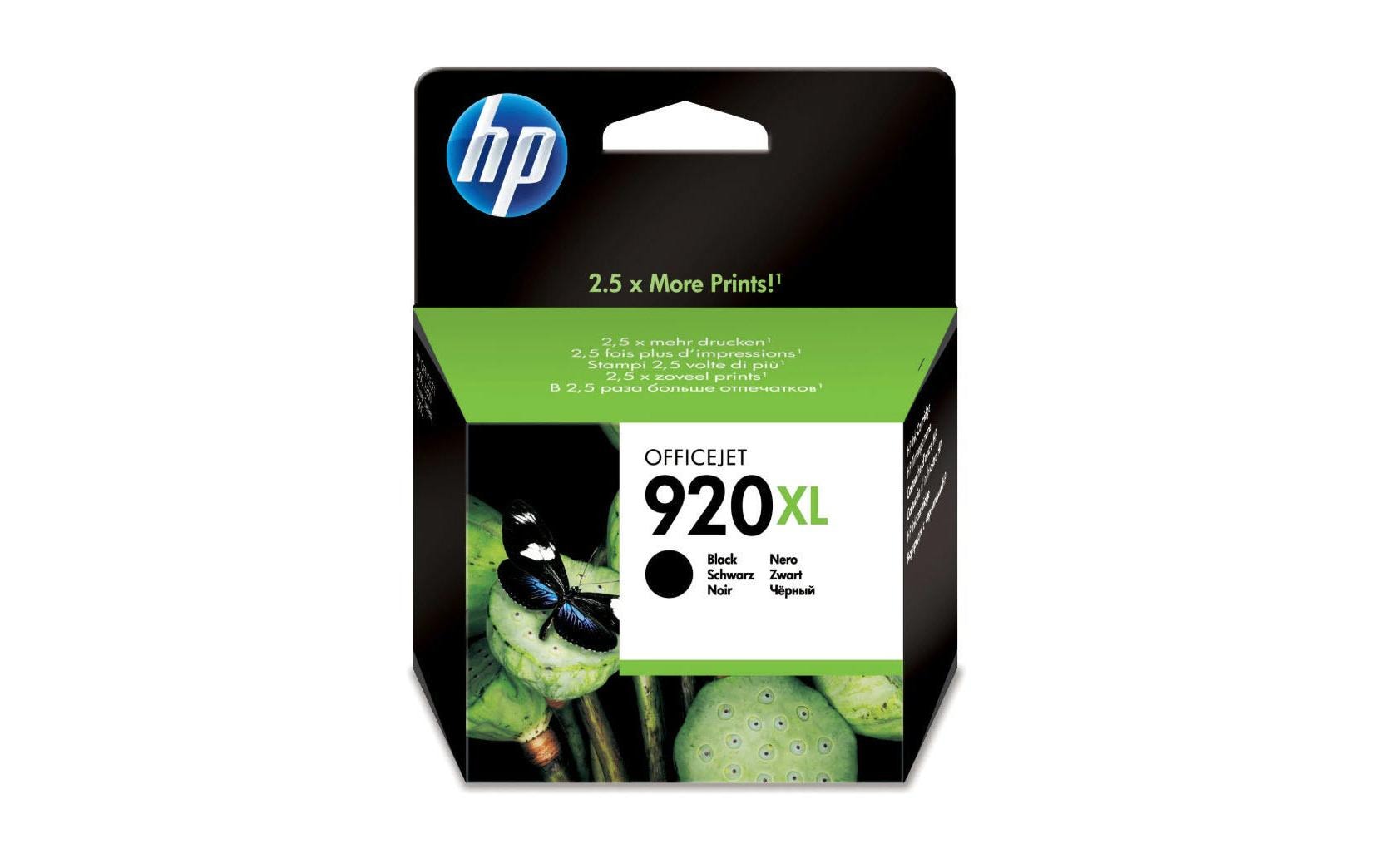 HP, Tinte Nr. 920XL (CD975AE) Black