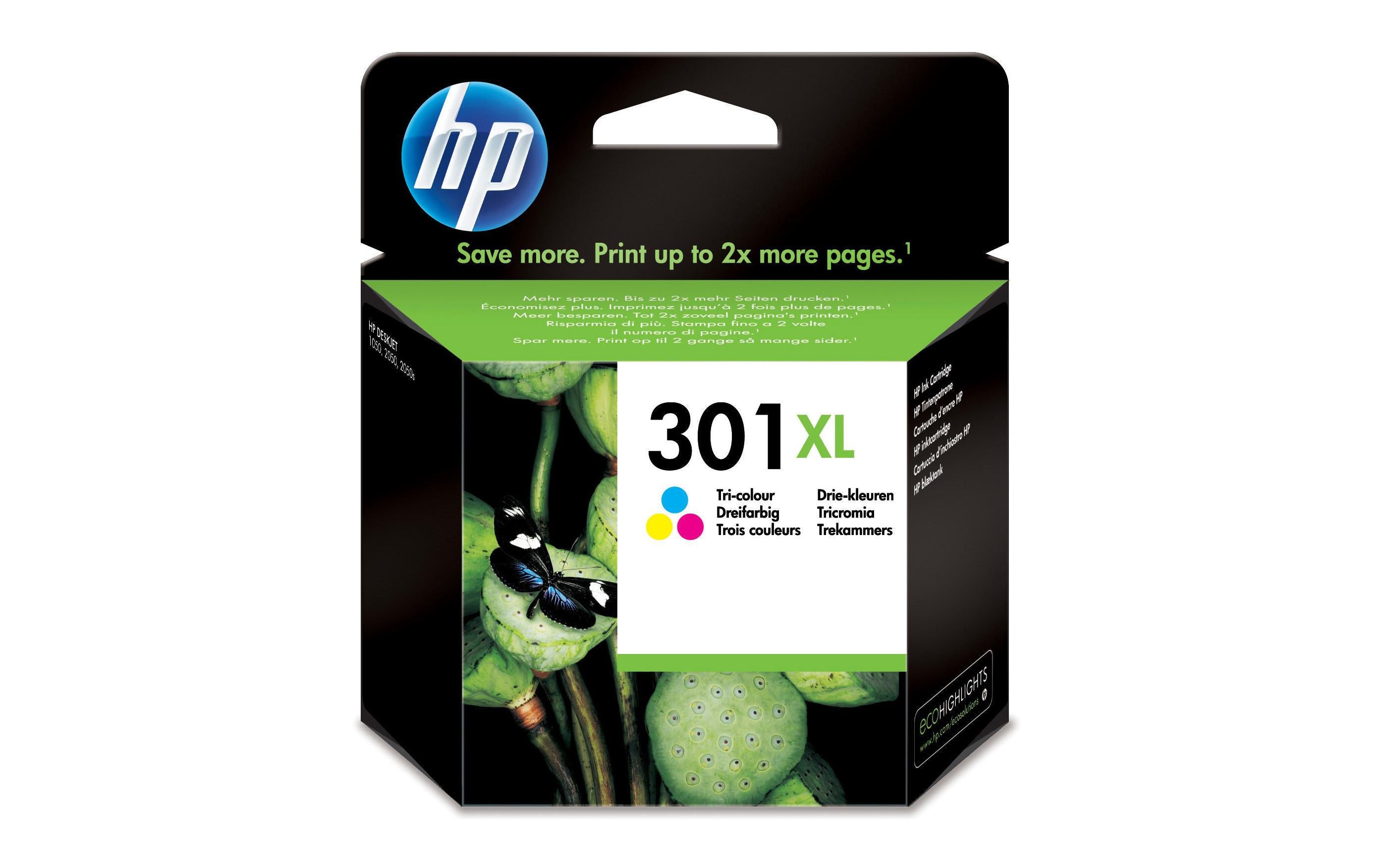 HP, Tinte Nr. 301XL (CH564EE) Color