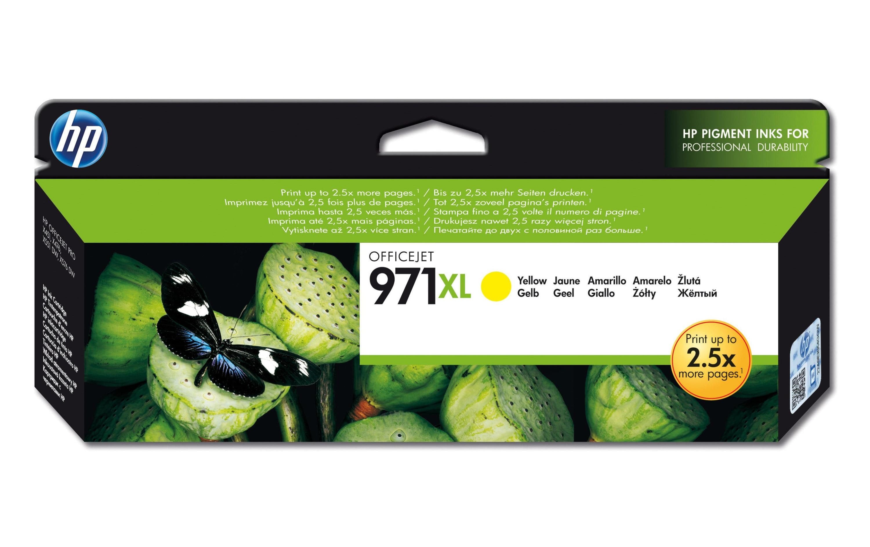 HP, Tinte Nr. 971XL (CN628AE) Yellow