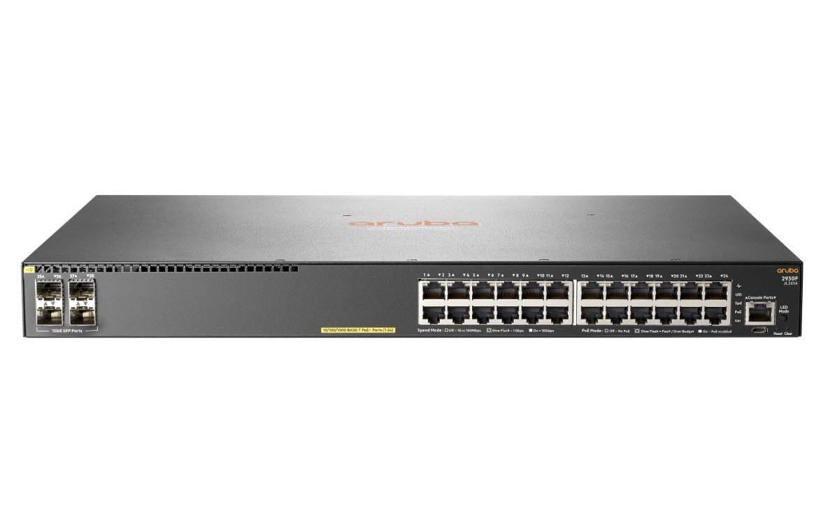 HP 2930F-24G-PoE+-4SFP: 24 Port L3 Switch