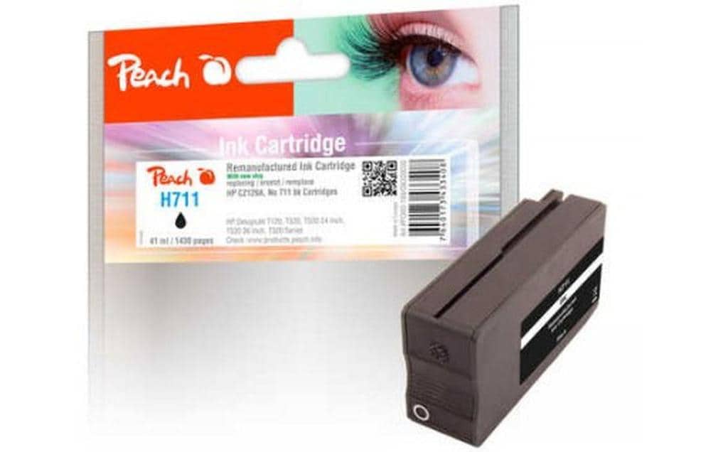 Peach Tinte HP CZ129A, No 711, black