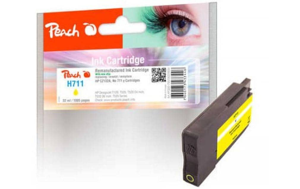 Peach Tinte HP CZ132A, No 711, yellow