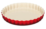 LE CREUSET TARTE-FORM 28 CM KIRSCHROT