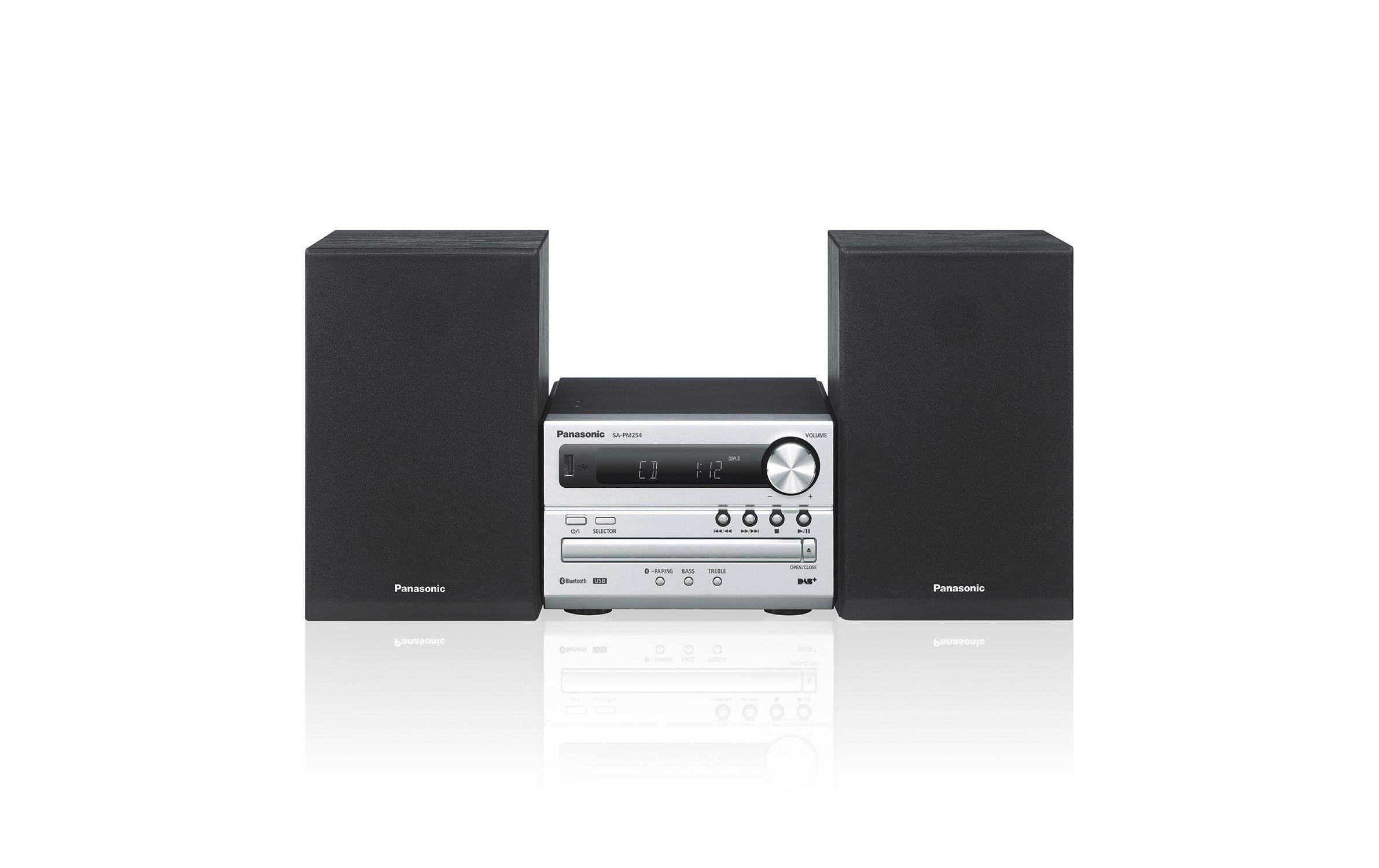 Panasonic PM254 Silber, Micro HiFi System