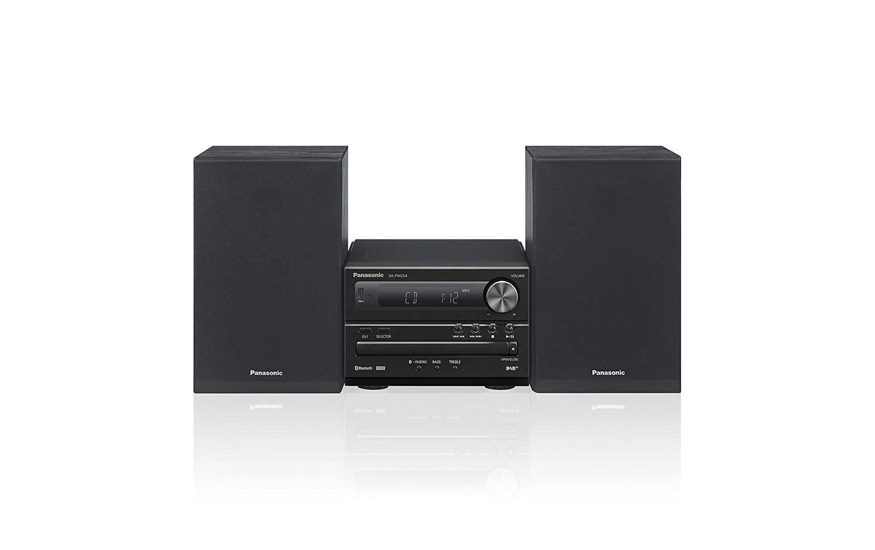 Panasonic PM254 Schwarz, Micro HiFi System