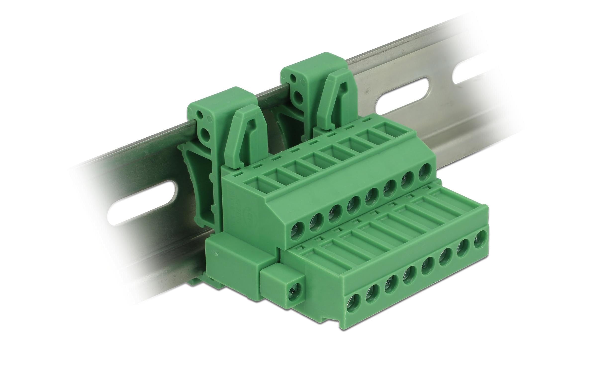 Delock Terminalblock Set für Hutschienen