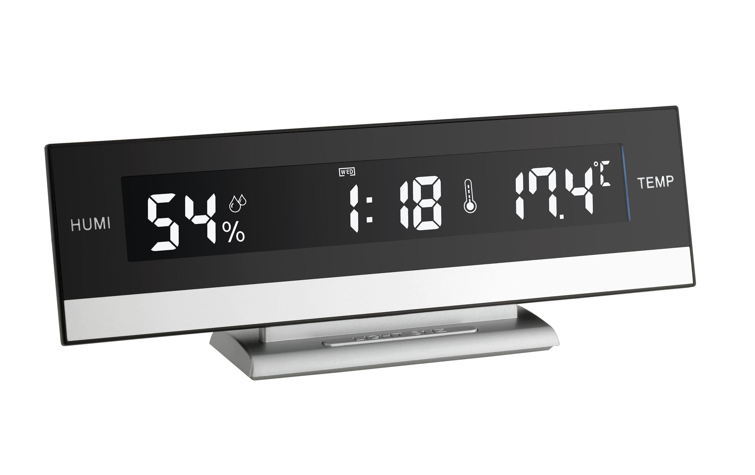 TFA Digitalwecker mit Raumklima