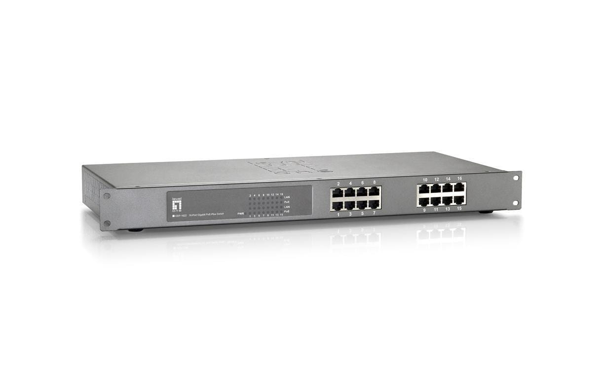 Level One GEP-1622: 16Port PoE-Plus Switch
