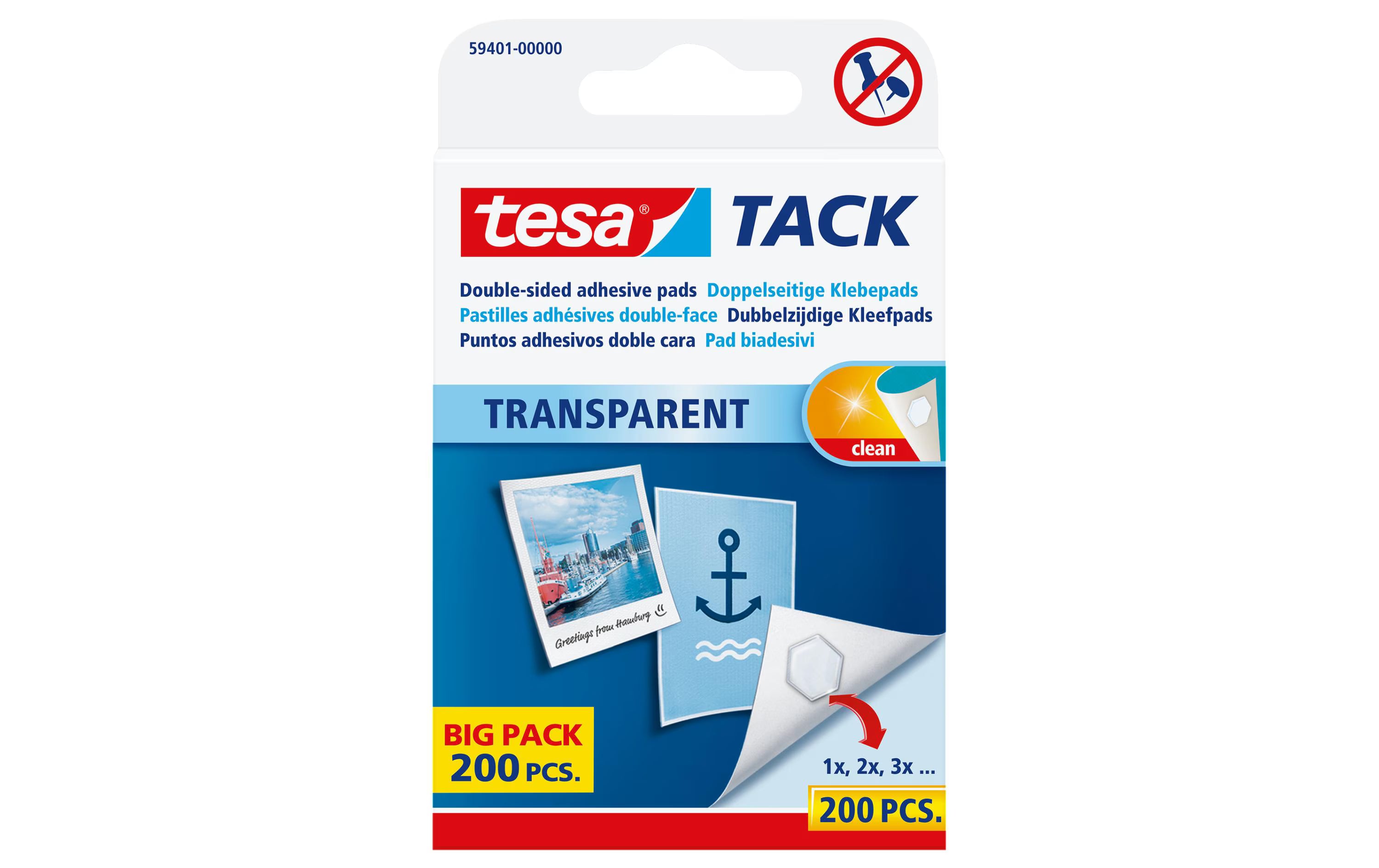 Tesa TACK doppelseitige Klebepads