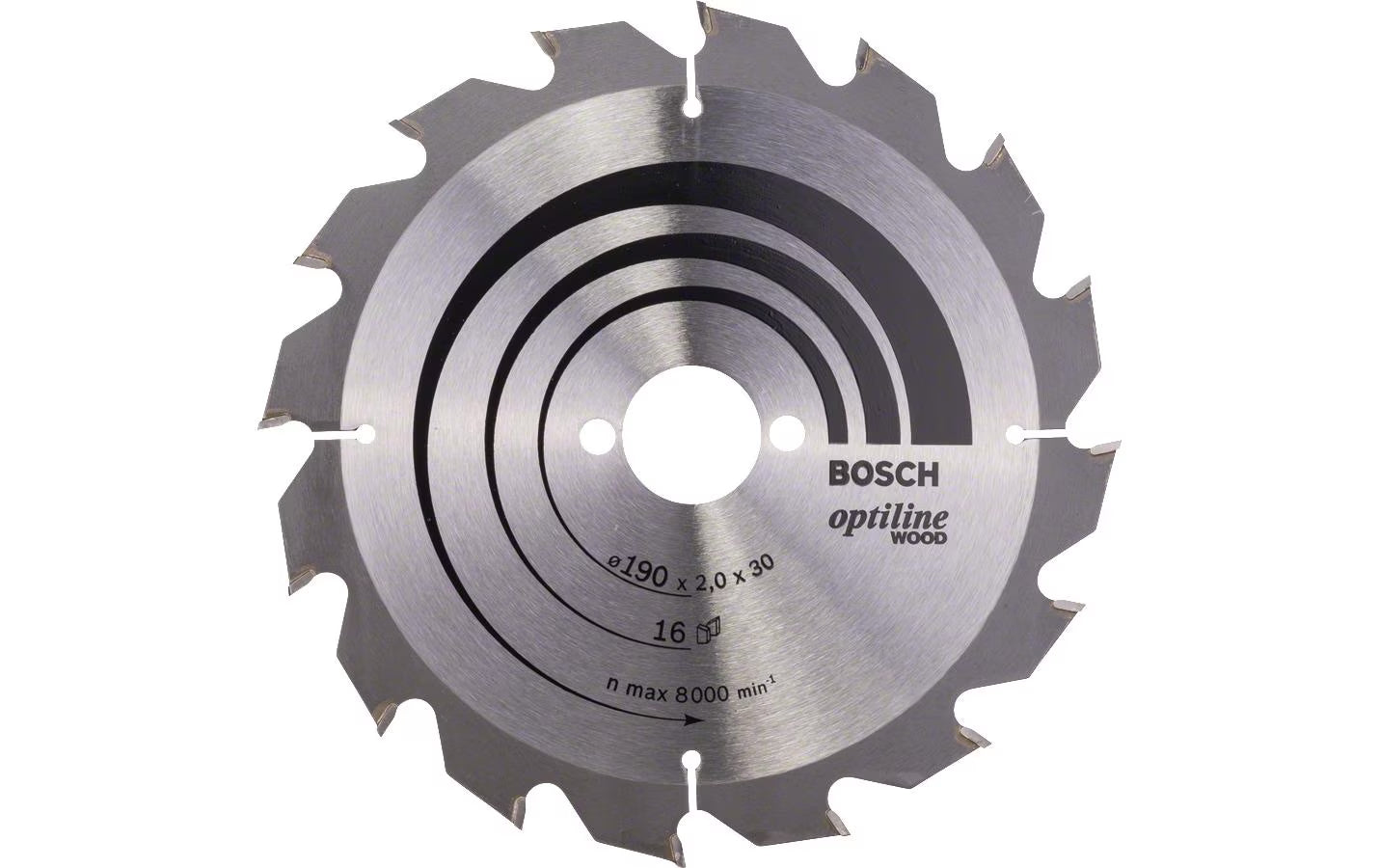 BOSCH Kreissägeblatt Optiline Wood