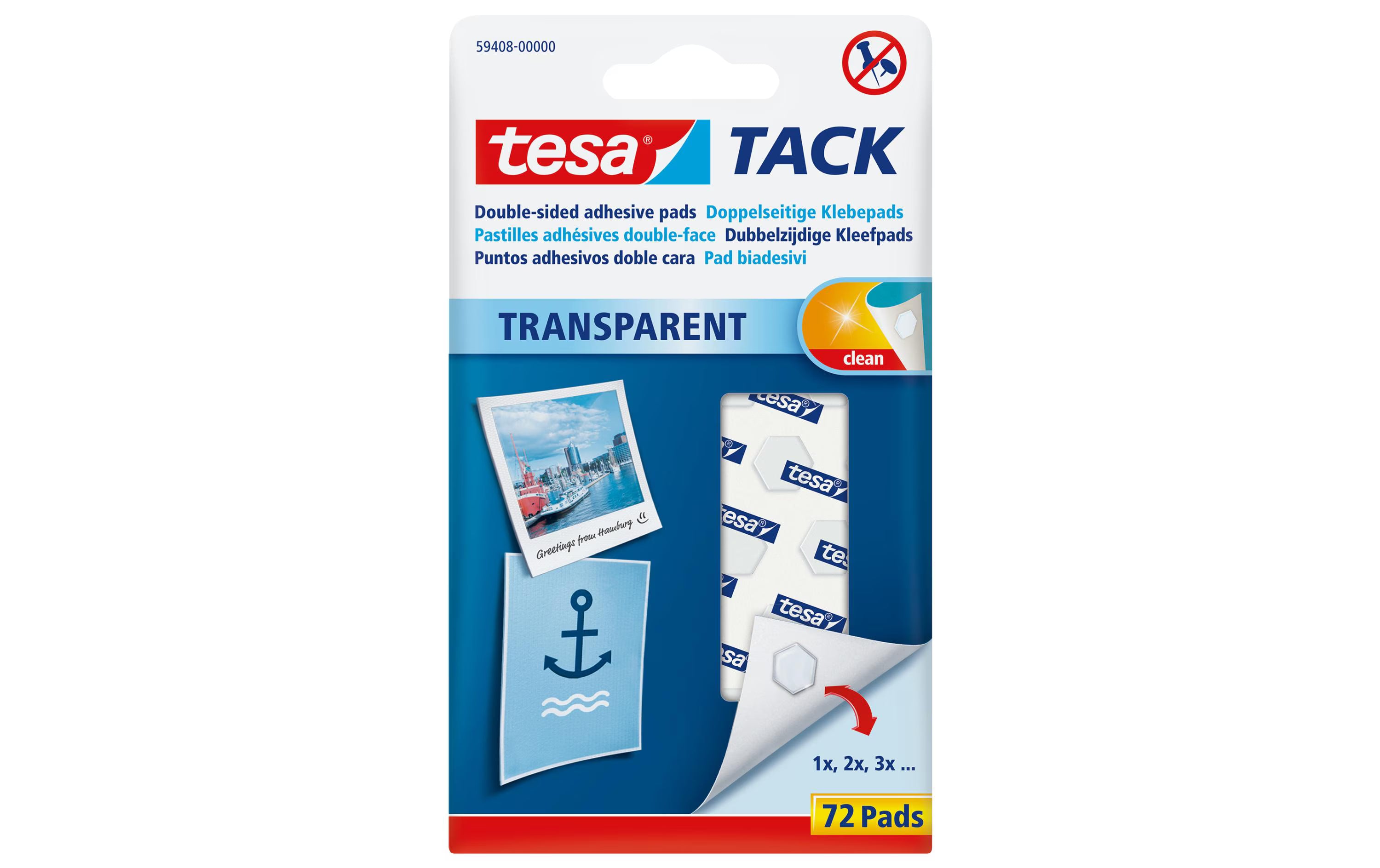Tesa TACK doppelseitige Klebepads