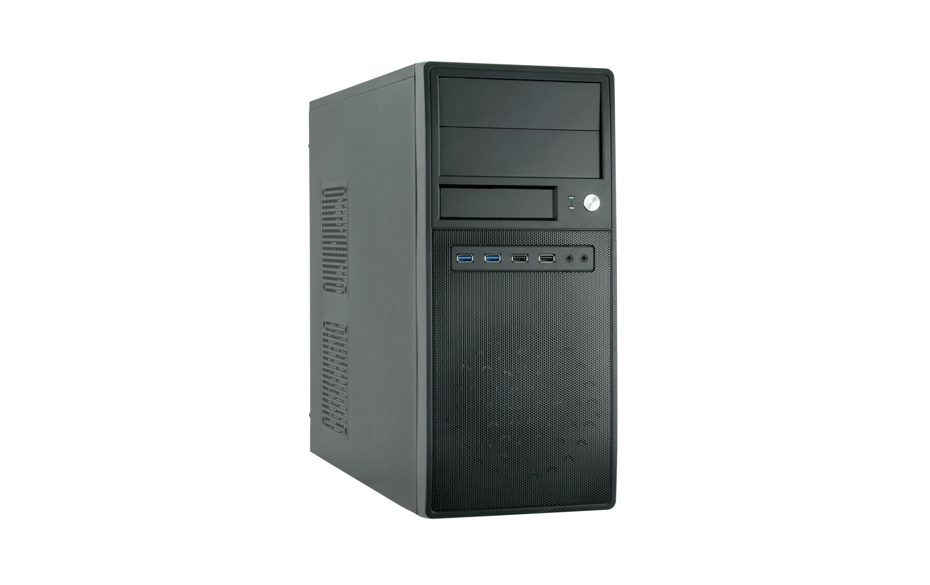 Chieftec Midi Tower Gehäuse CG-04B-OP black