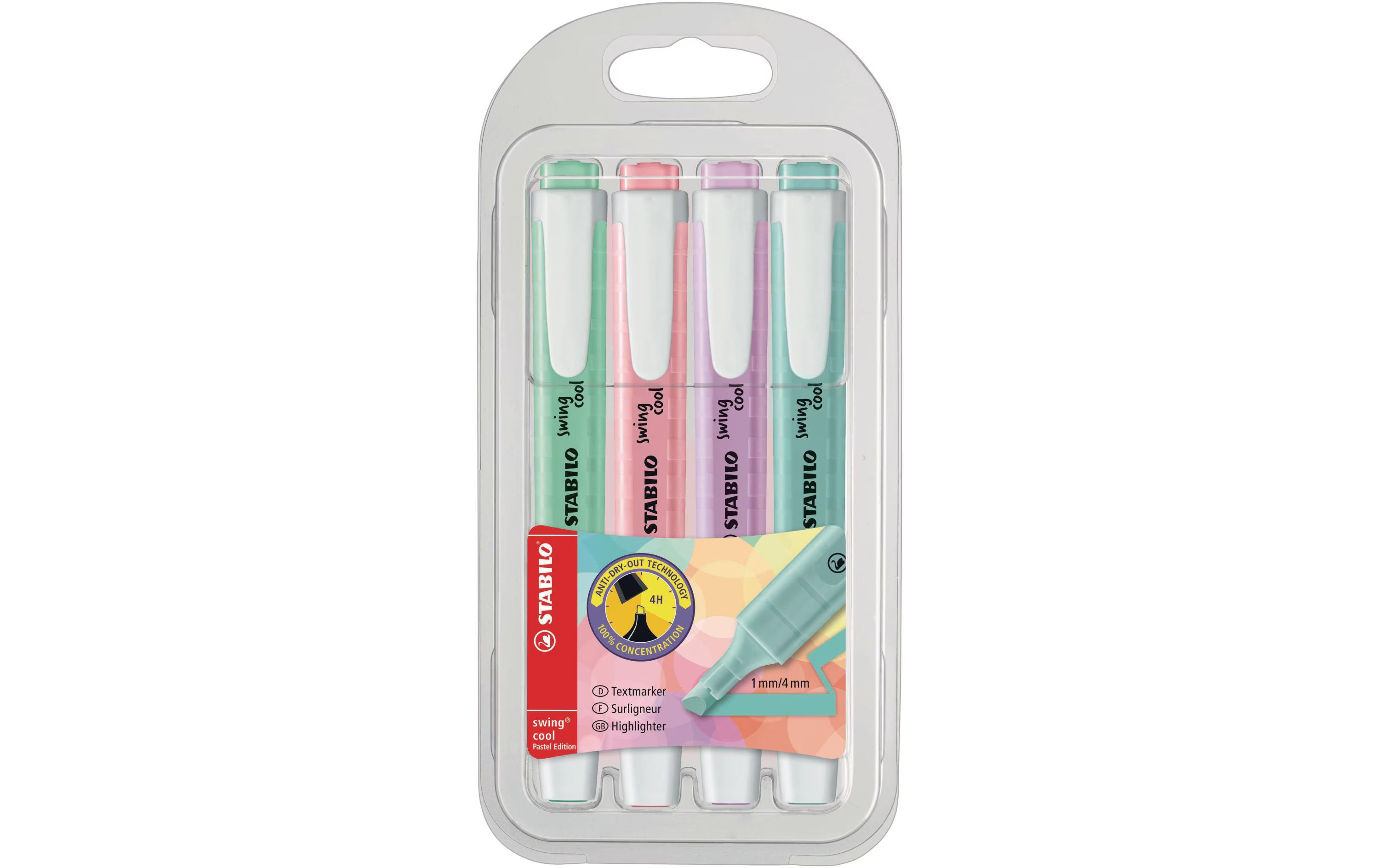 Stabilo Leuchtmarker Pastell Swing cool