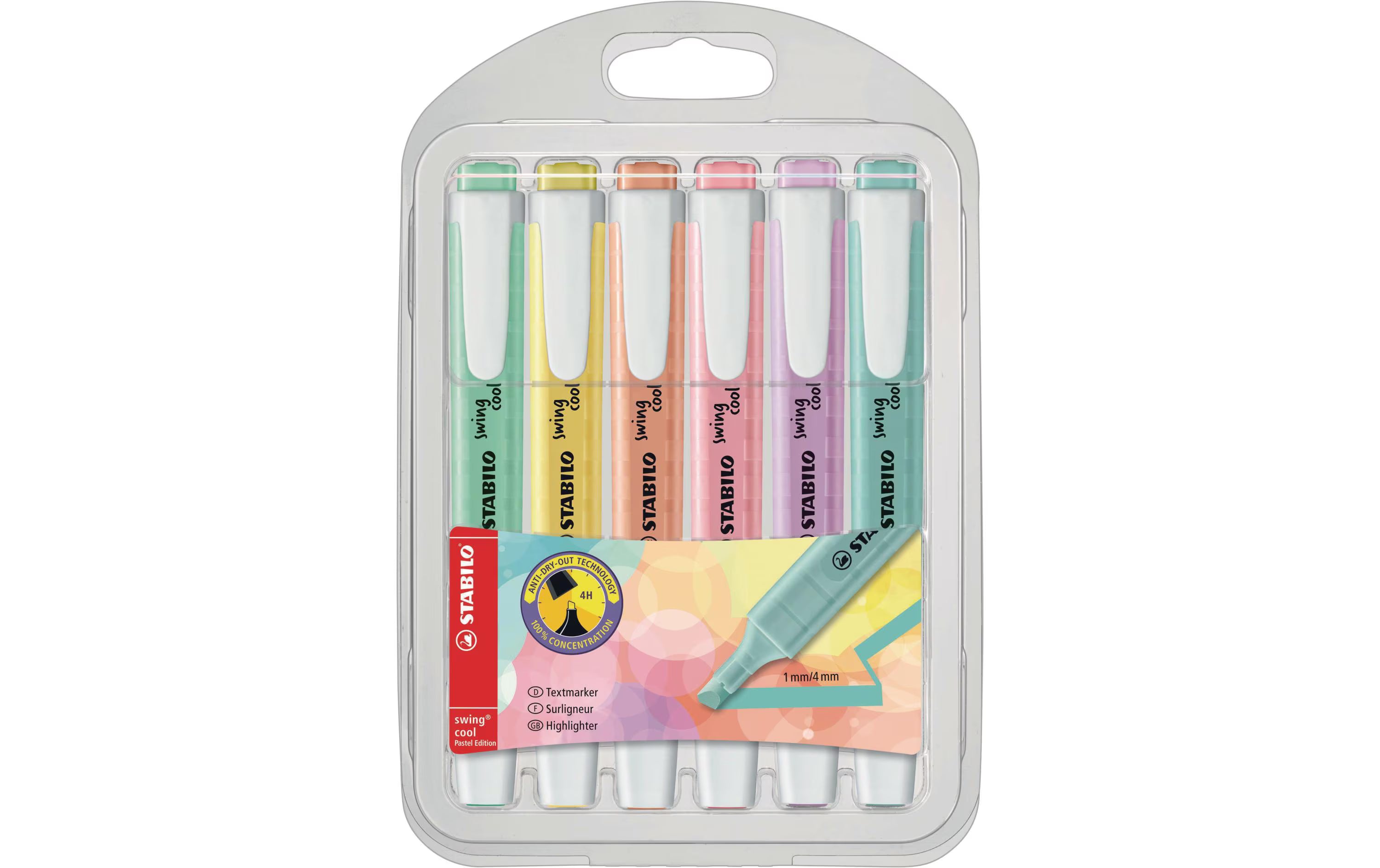 Stabilo Leuchtmarker Pastell Swing cool
