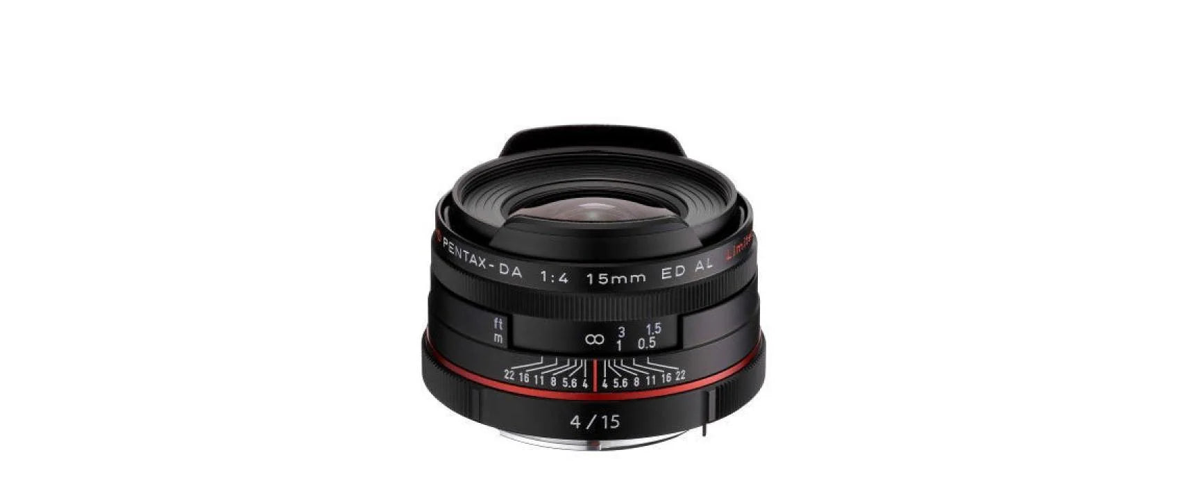 Pentax HD DA 15mm / f 4.0 ED AL schwarz