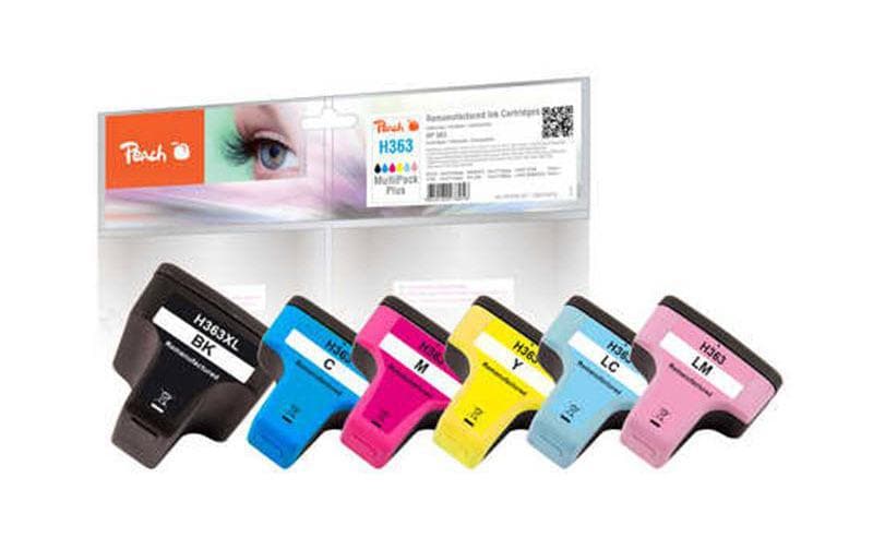Peach Tinte HP No 363 MultiPack, bk XL, col