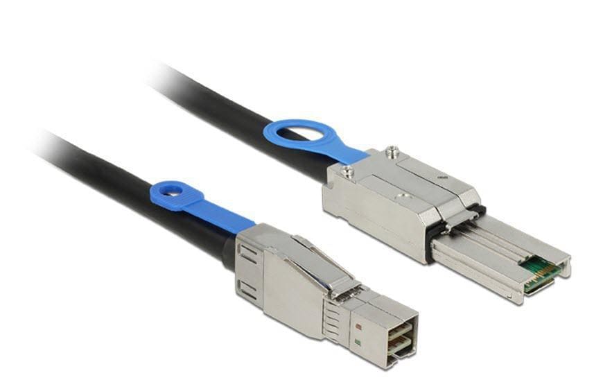 Delock SAS Kabel: SFF8644-SFF8088, 1m